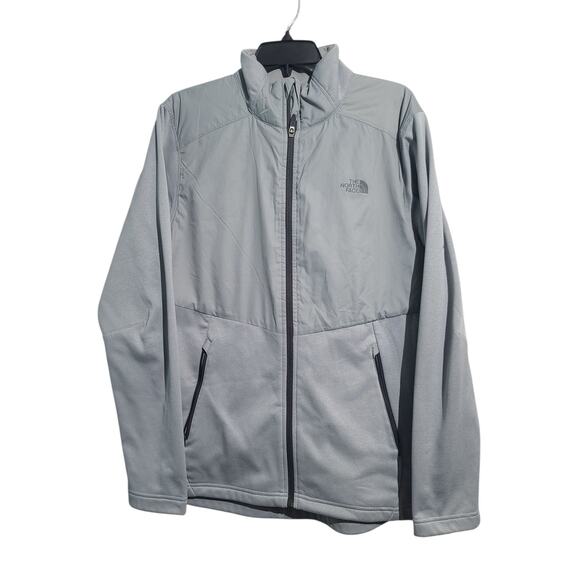 The North Face Gray Lightweight Mixed Media Jacket Size M - Picture 1 of 6